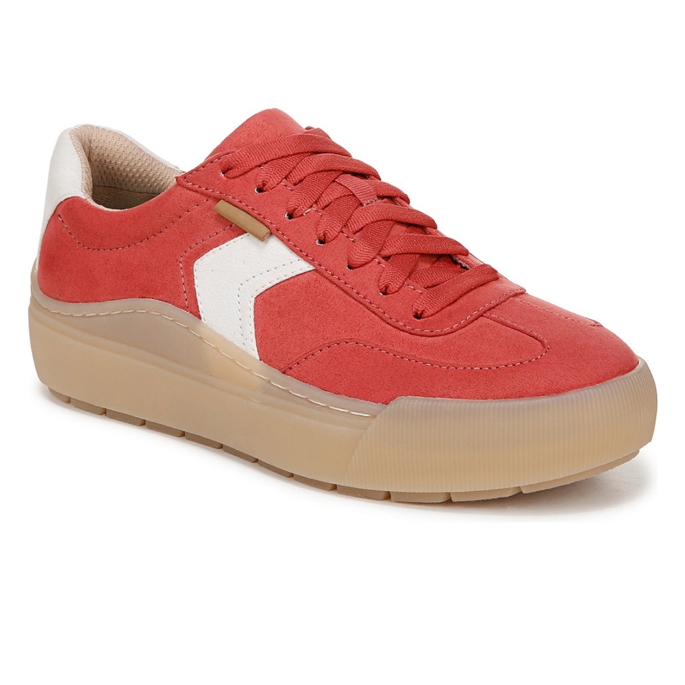 Dr. Scholl's Red and White Sneakers